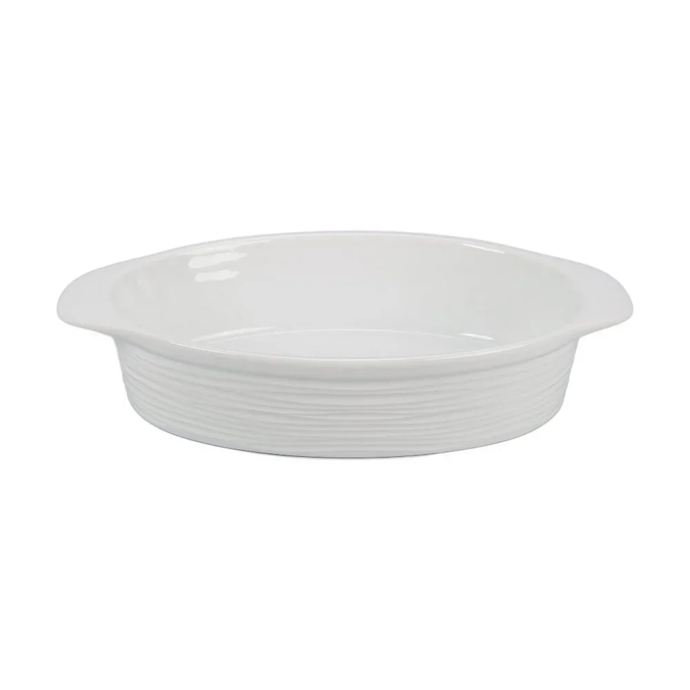 BIA Cordon Bleu Kalahari Oval Porcelain China Au Gratin Dish Bakeware